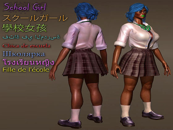 School Girl Comes with Rig For LightWave 3d By newhere School Girl Comes with Rig For LightWave 3d By newhere