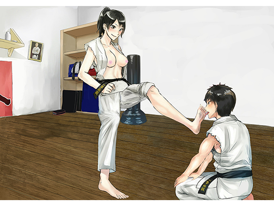 FEMALE KARATE SENPAI FORCES YOU TO LICK UP HER FEET! By KEN FEMALE KARATE SENPAI FORCES YOU TO LICK UP HER FEET! By KEN
