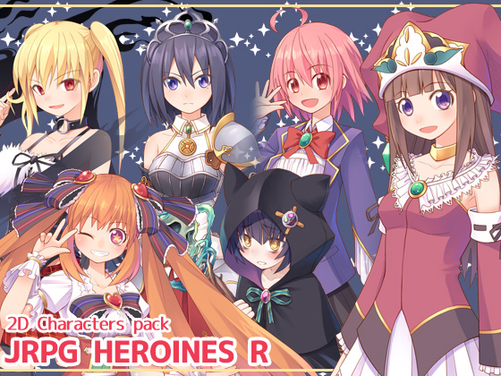 2D characters pack JRPG HEROINES R By Mori no oku no kakurezato 2D characters pack JRPG HEROINES R By Mori no oku no kakurezato