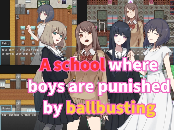 A school where boys are punished by ballbusting By よわよわM男