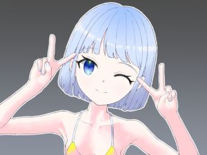 [RJ01426193] 【簡体中文版】抵抗しない貧乳マイクロ水着ちゃん